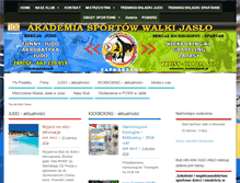 Tablet Screenshot of judo-jaslo.pl